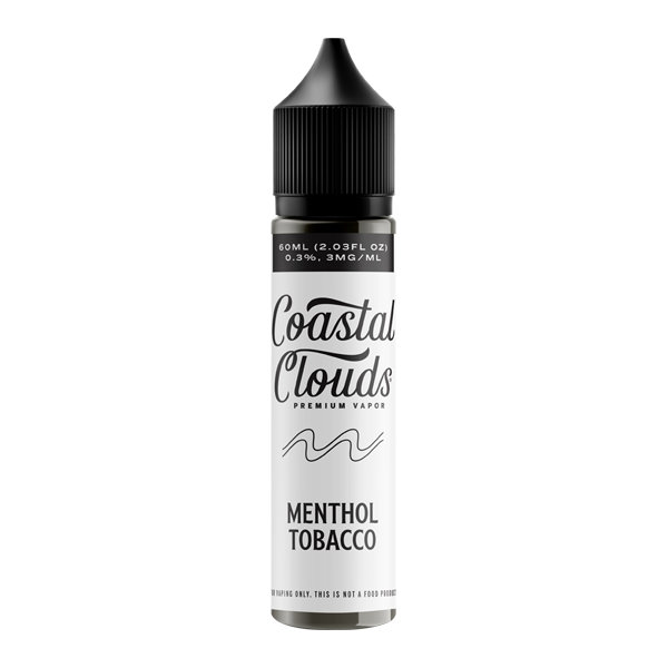 Menthol Tobacco by Coastal Clouds 60mL - Black Coral